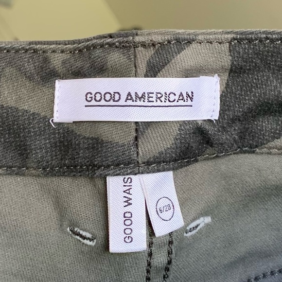 Good American Camo Skinny Jeans Women’s 6 28 - Picture 5 of 6